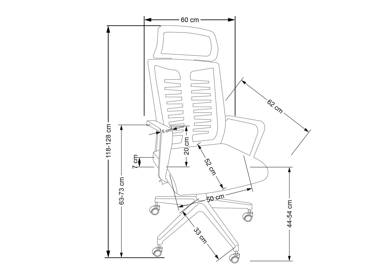 Kontorstol Houston 1571
