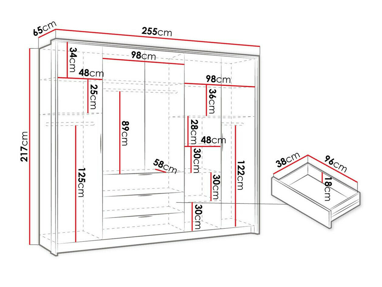 Garderobeskab Honolulu 271