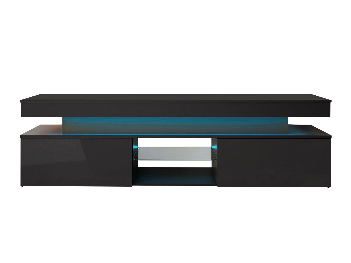 TV-bord Monfero (Sort + Blank sort)