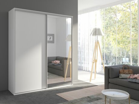 Garderobeskab Murrieta 180 (Hvid)