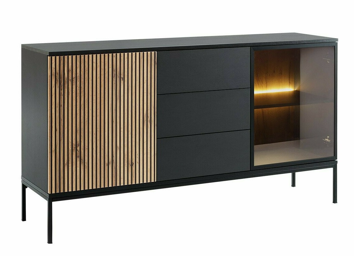 Kommode Manal (Sort + Wotan eg)