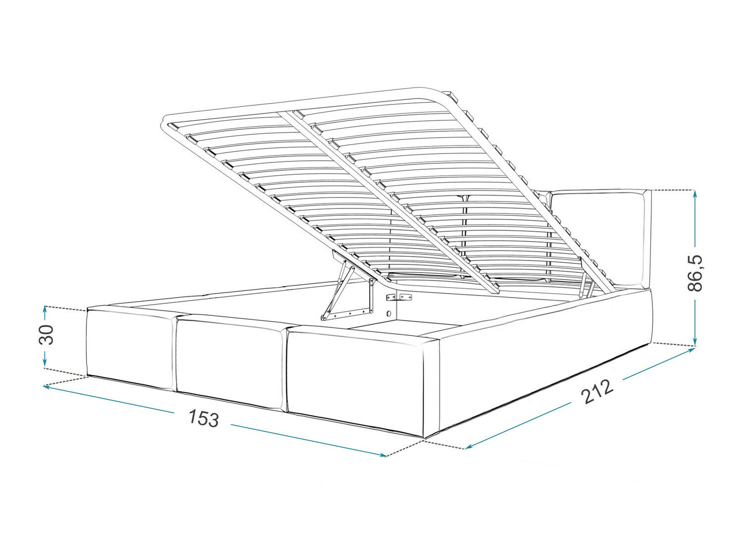 Seng Fairfield 109 (Hvid)