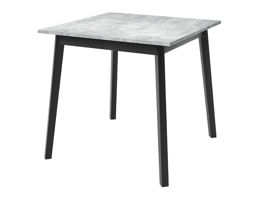 Bord Edmond 109 (Grå marmor + Sort)