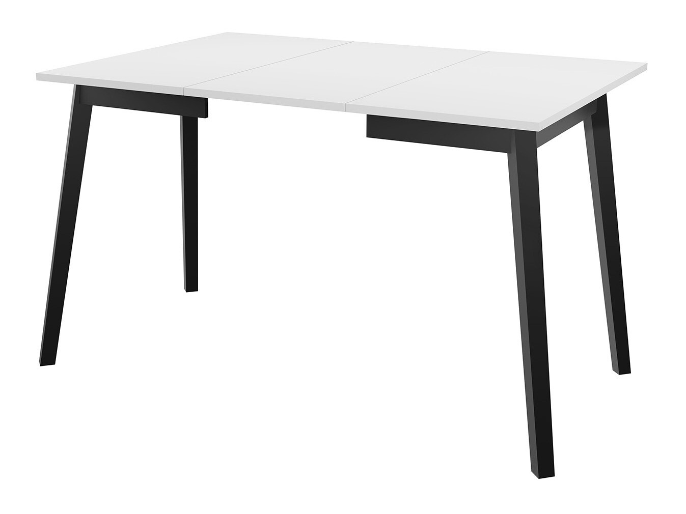 Bord Edmond 109 (Grå marmor + Sort)