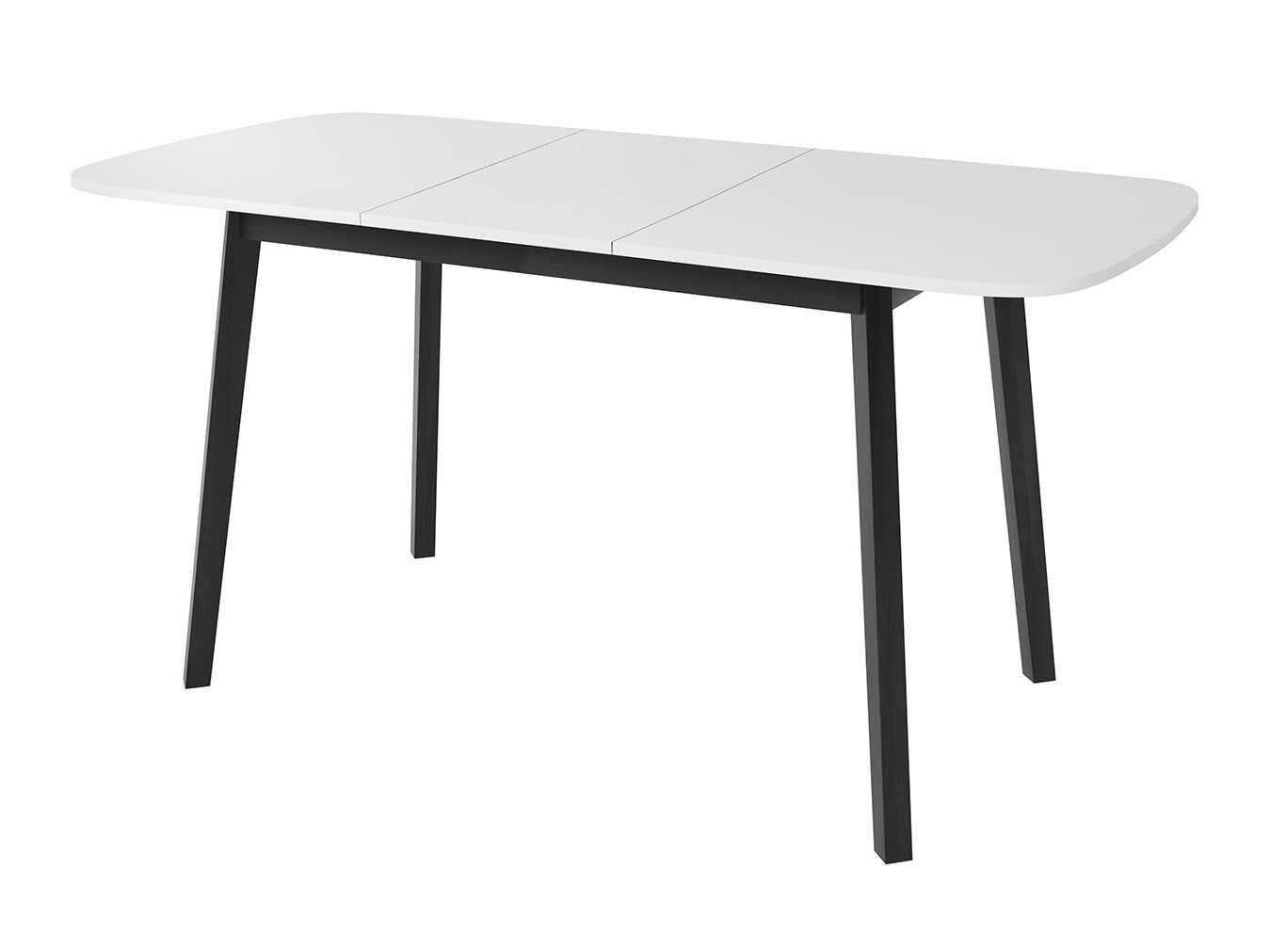 Bord Edmond 110 (Grå marmor + Sort)