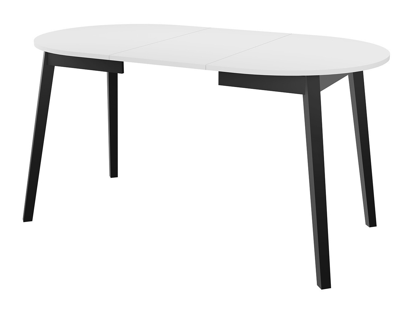 Bord Edmond 112 (Grå marmor + Sort)