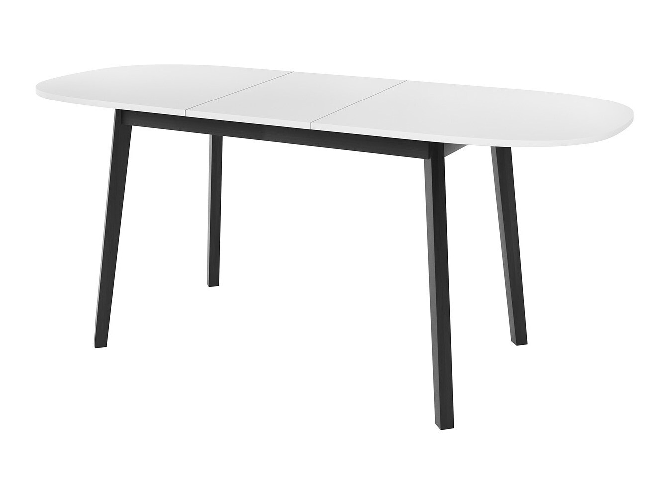 Bord Edmond 114 (Grå marmor + Sort)