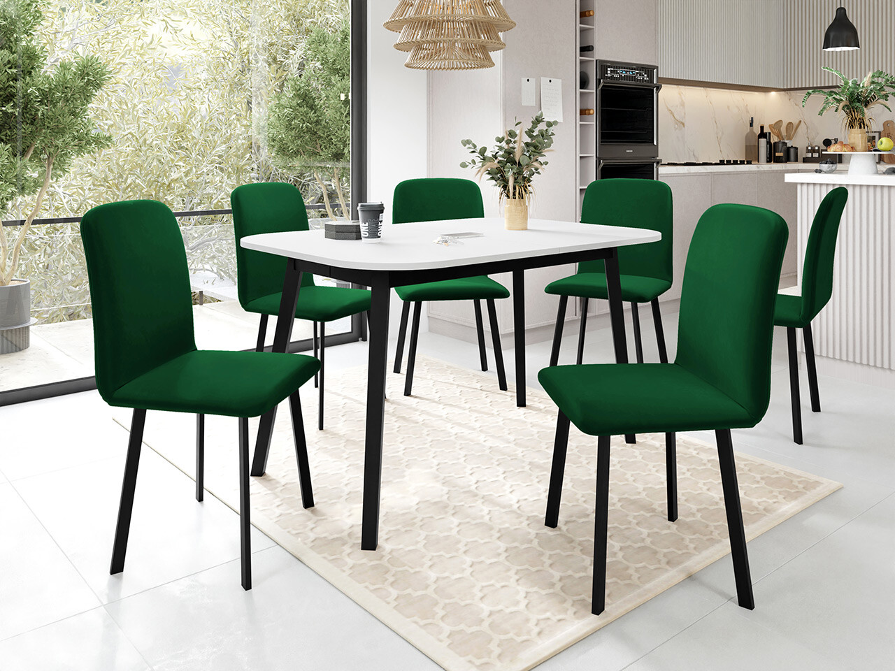 Spisestuesæt Edmond 117 (Amor Velvet 4311)
