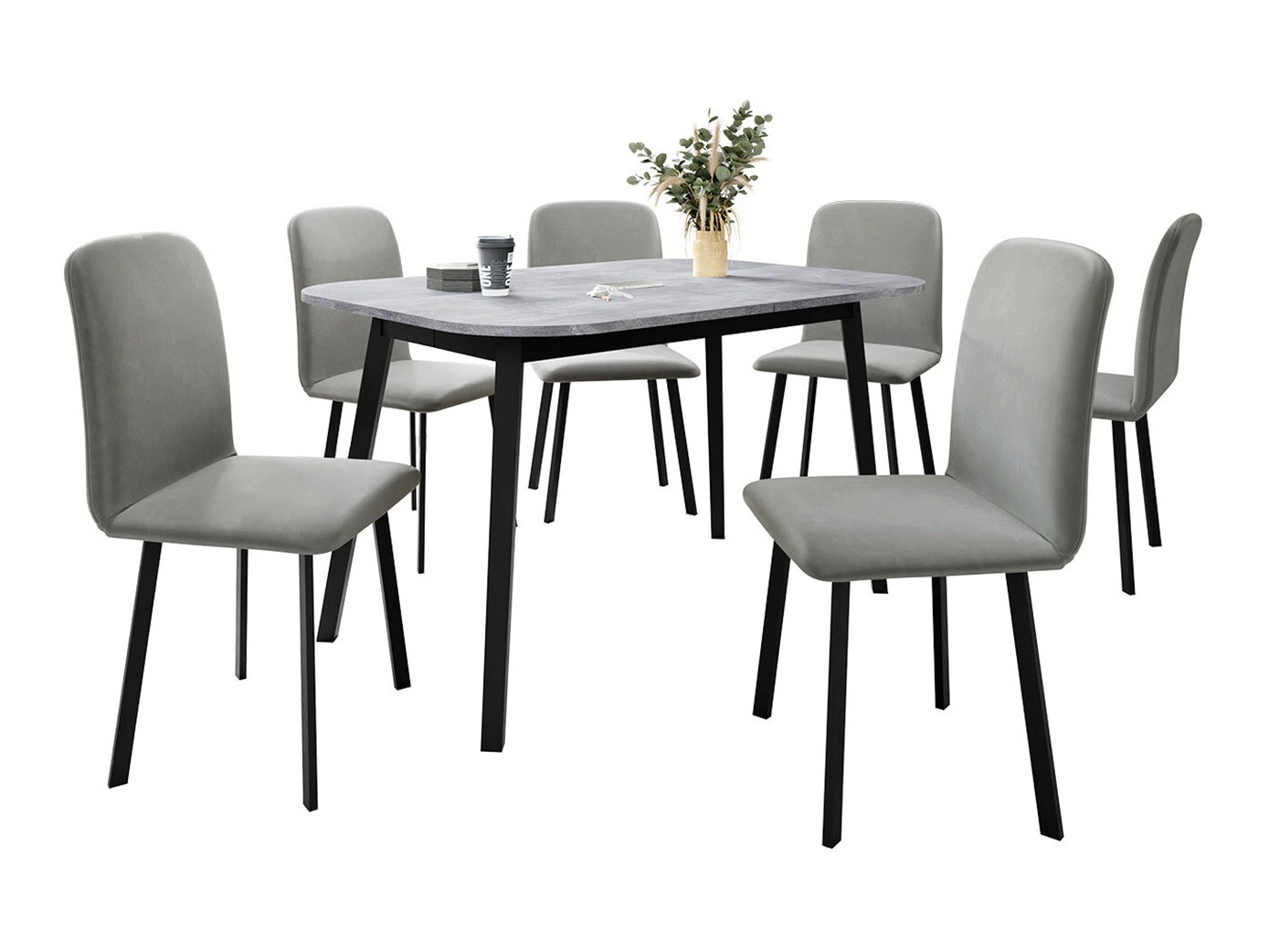 Spisestuesæt Edmond 117 (Amor Velvet 4318)