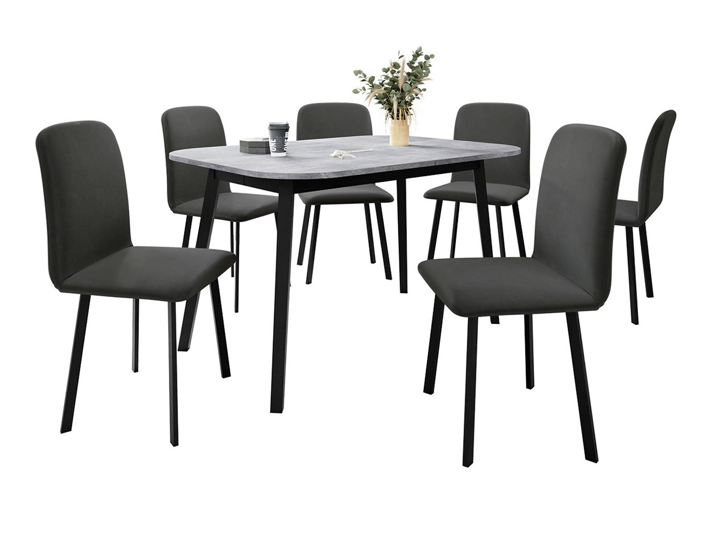 Spisestuesæt Edmond 117 (Amor Velvet 4321)