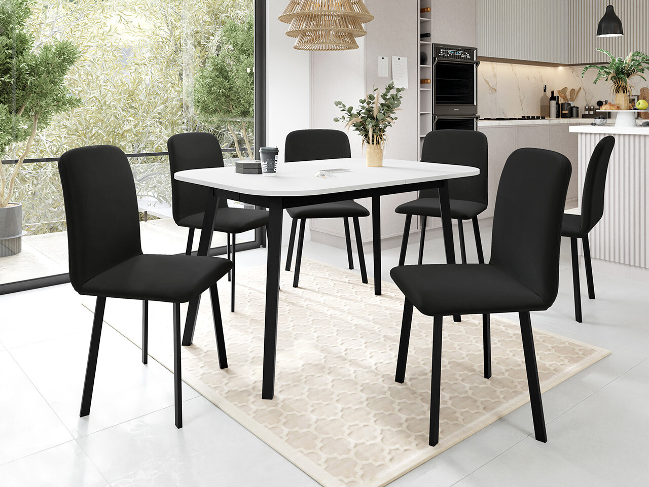 Spisestuesæt Edmond 117 (Amor Velvet 4322)