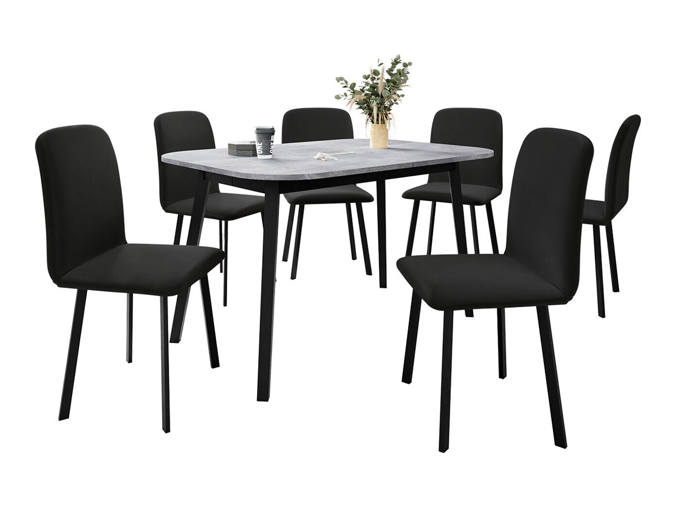 Spisestuesæt Edmond 117 (Amor Velvet 4322)