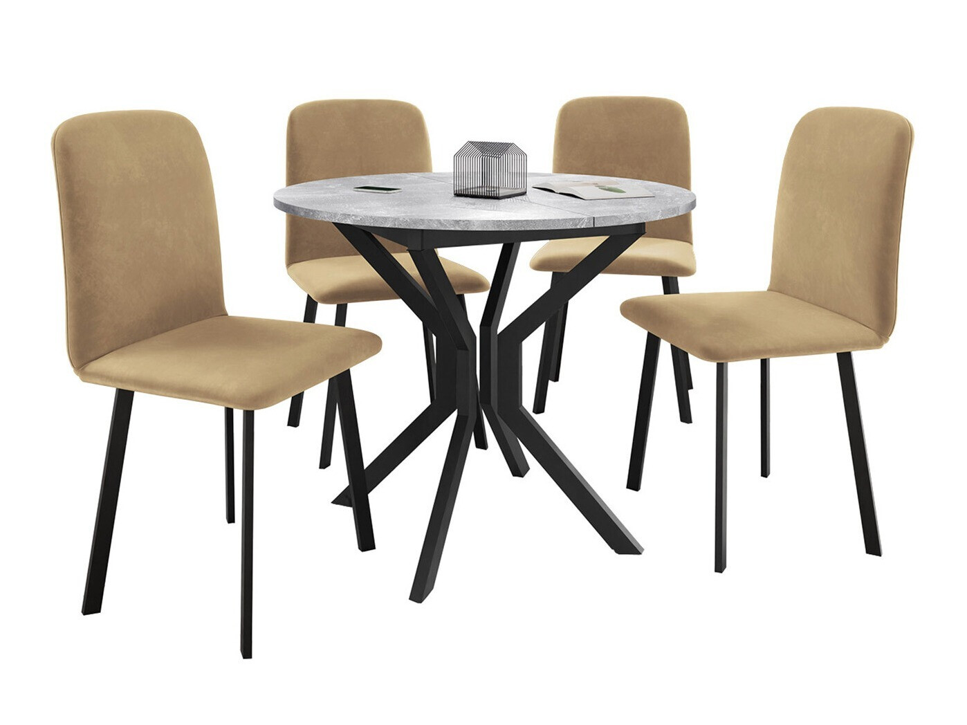 Spisestuesæt Edmond 118 (Amor Velvet 4302)