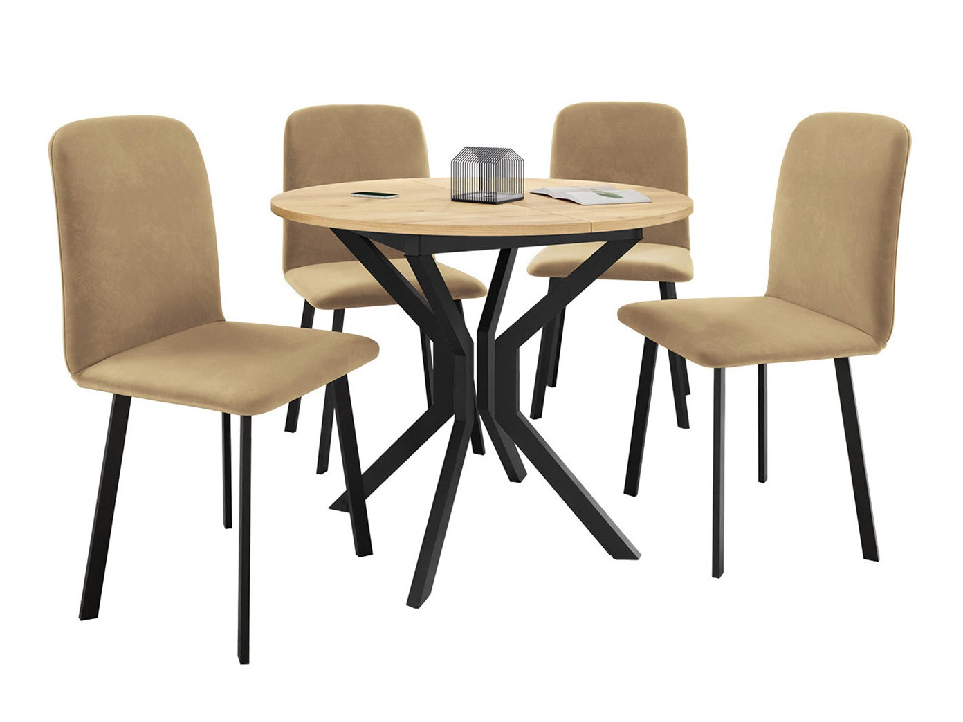 Spisestuesæt Edmond 118 (Amor Velvet 4302)