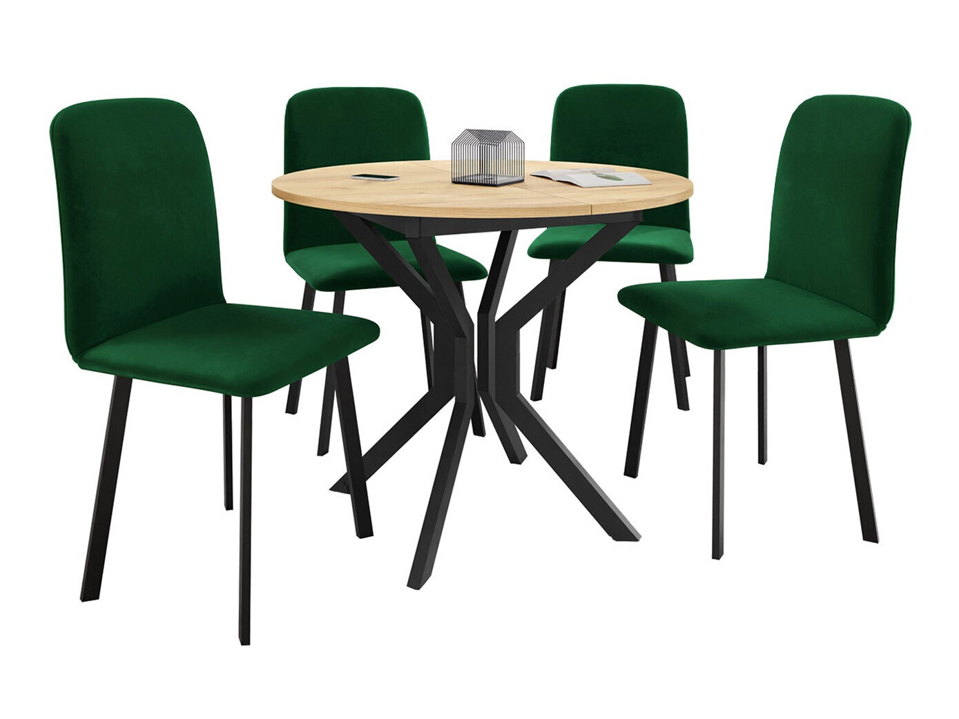 Spisestuesæt Edmond 118 (Amor Velvet 4311)