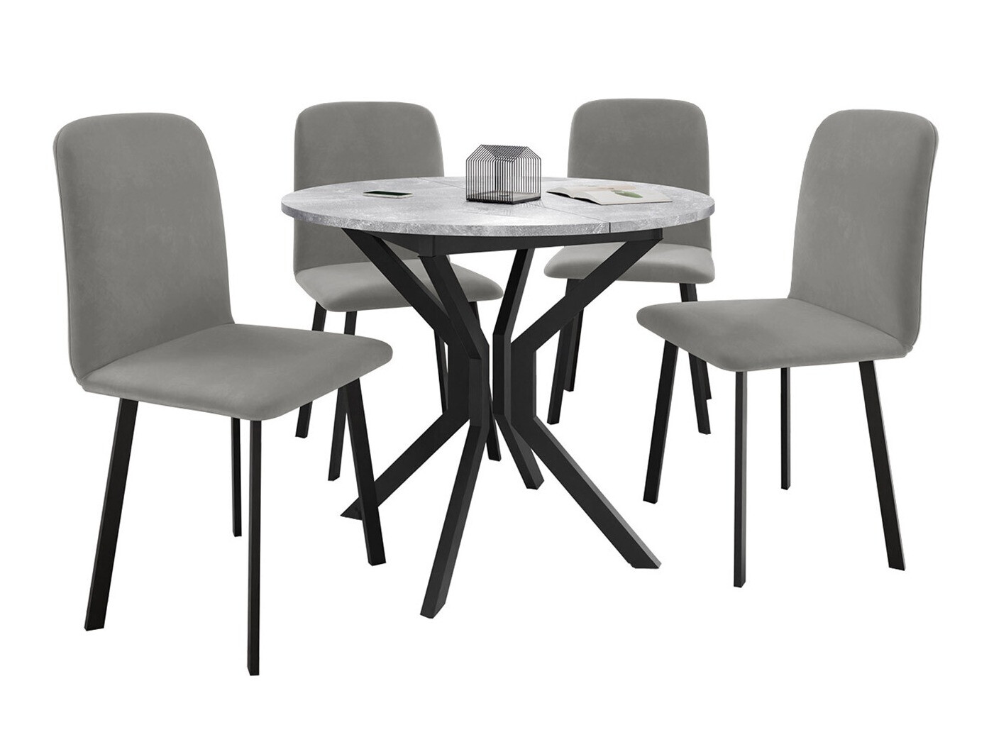 Spisestuesæt Edmond 118 (Amor Velvet 4318)