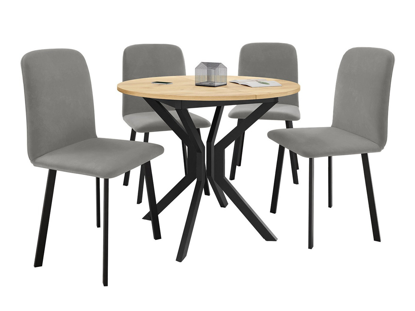 Spisestuesæt Edmond 118 (Amor Velvet 4318)