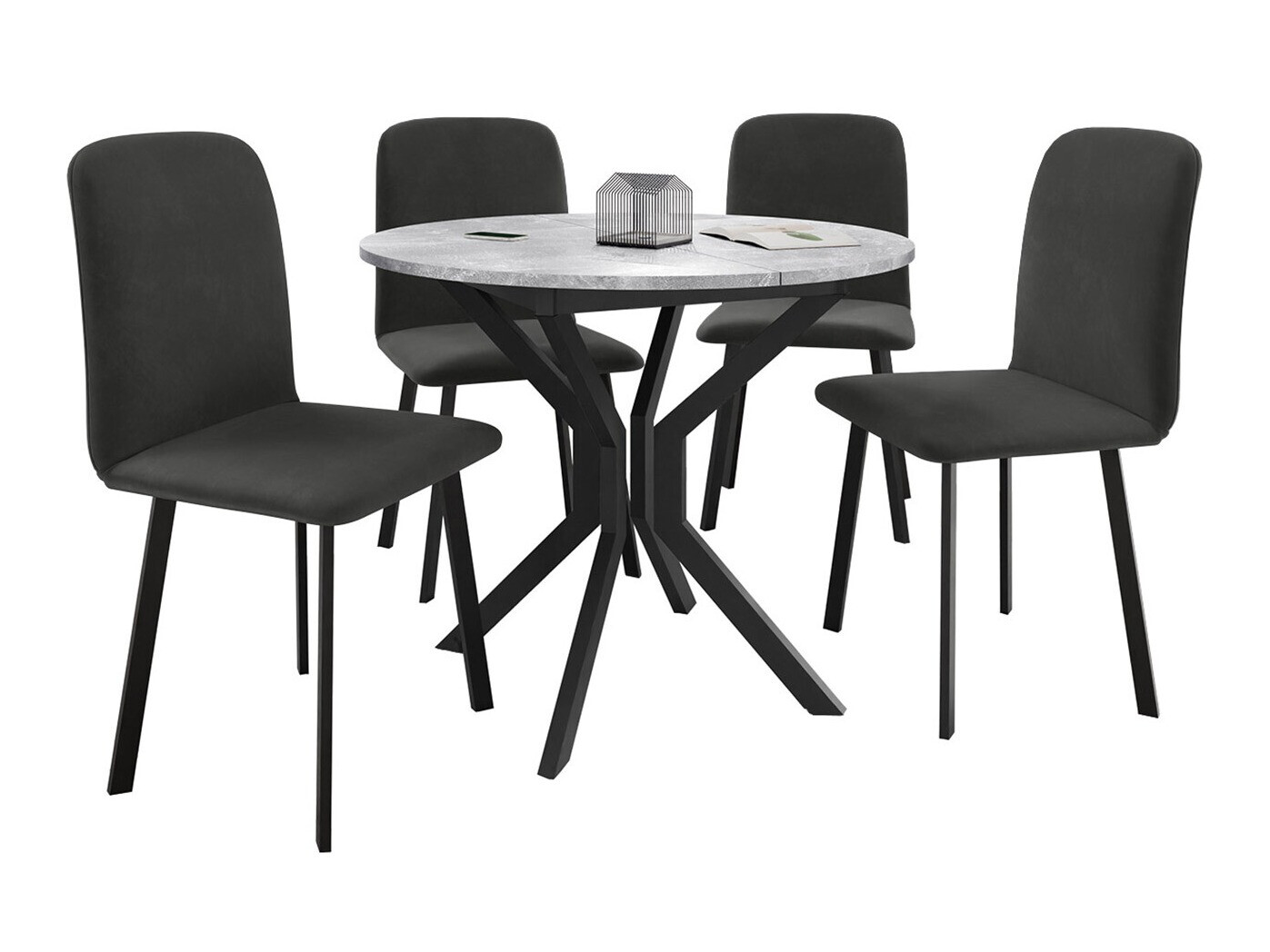 Spisestuesæt Edmond 118 (Amor Velvet 4321)