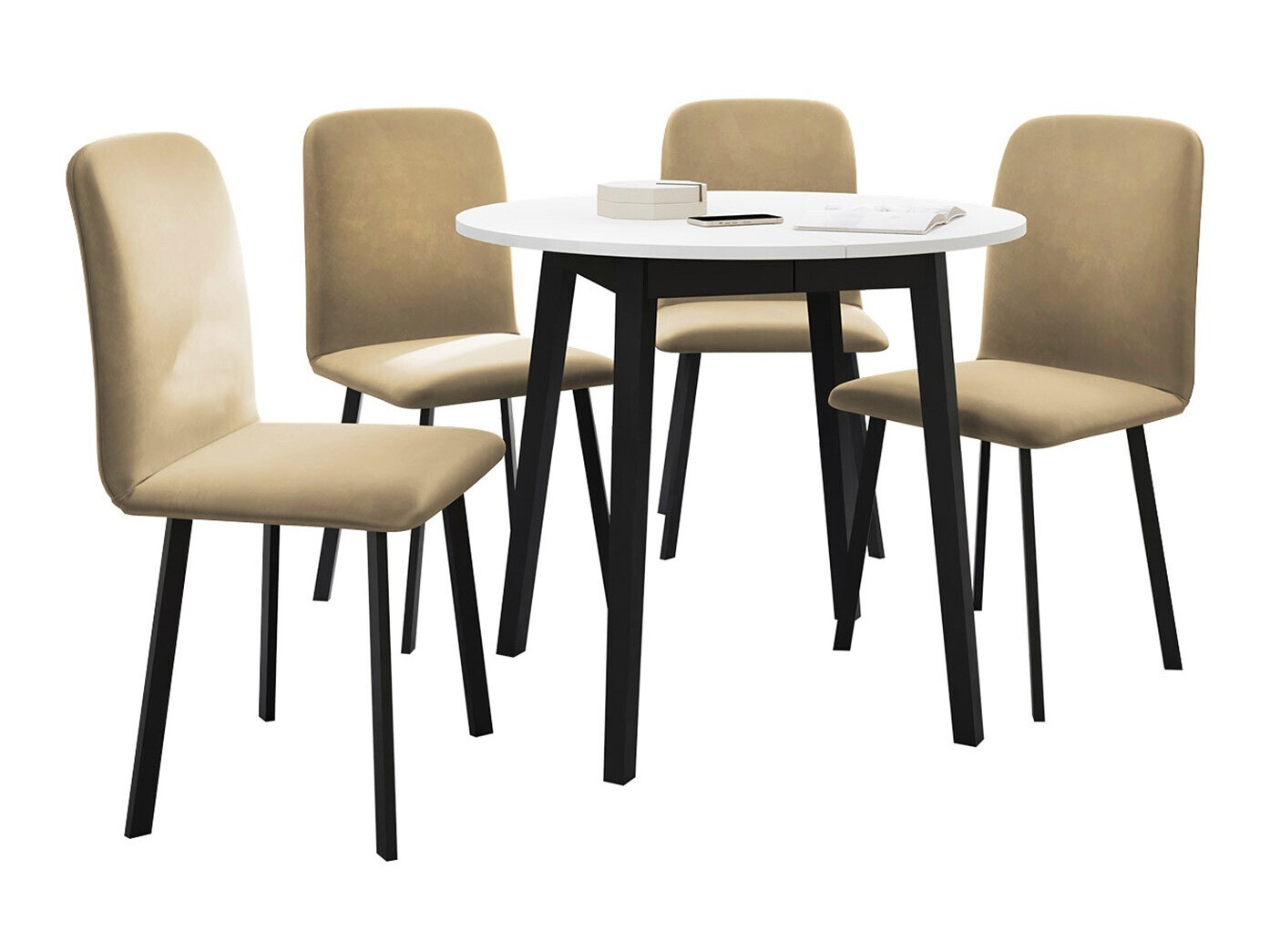 Spisestuesæt Edmond 119 (Amor Velvet 4302)
