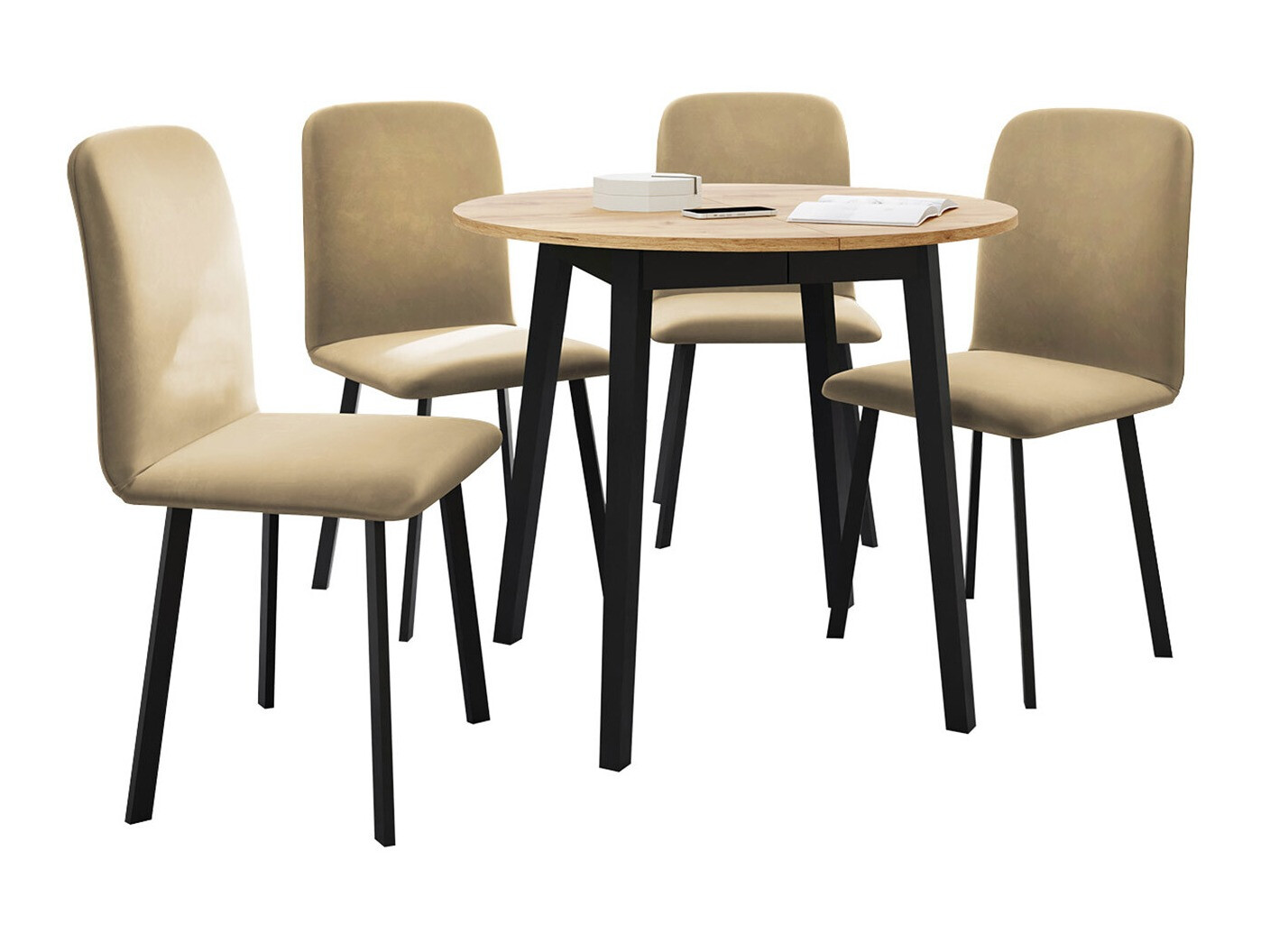Spisestuesæt Edmond 119 (Amor Velvet 4302)