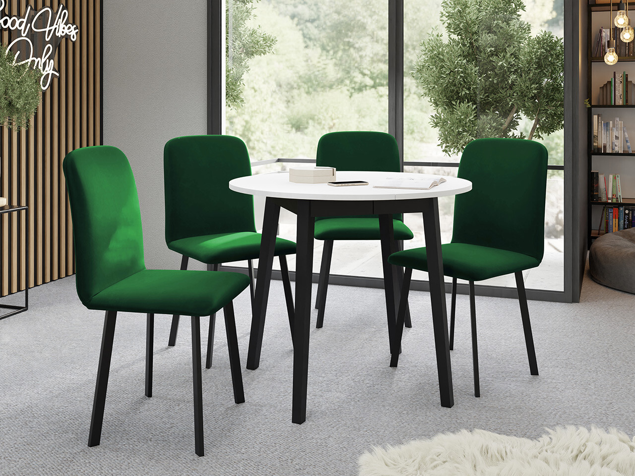 Spisestuesæt Edmond 119 (Amor Velvet 4311)