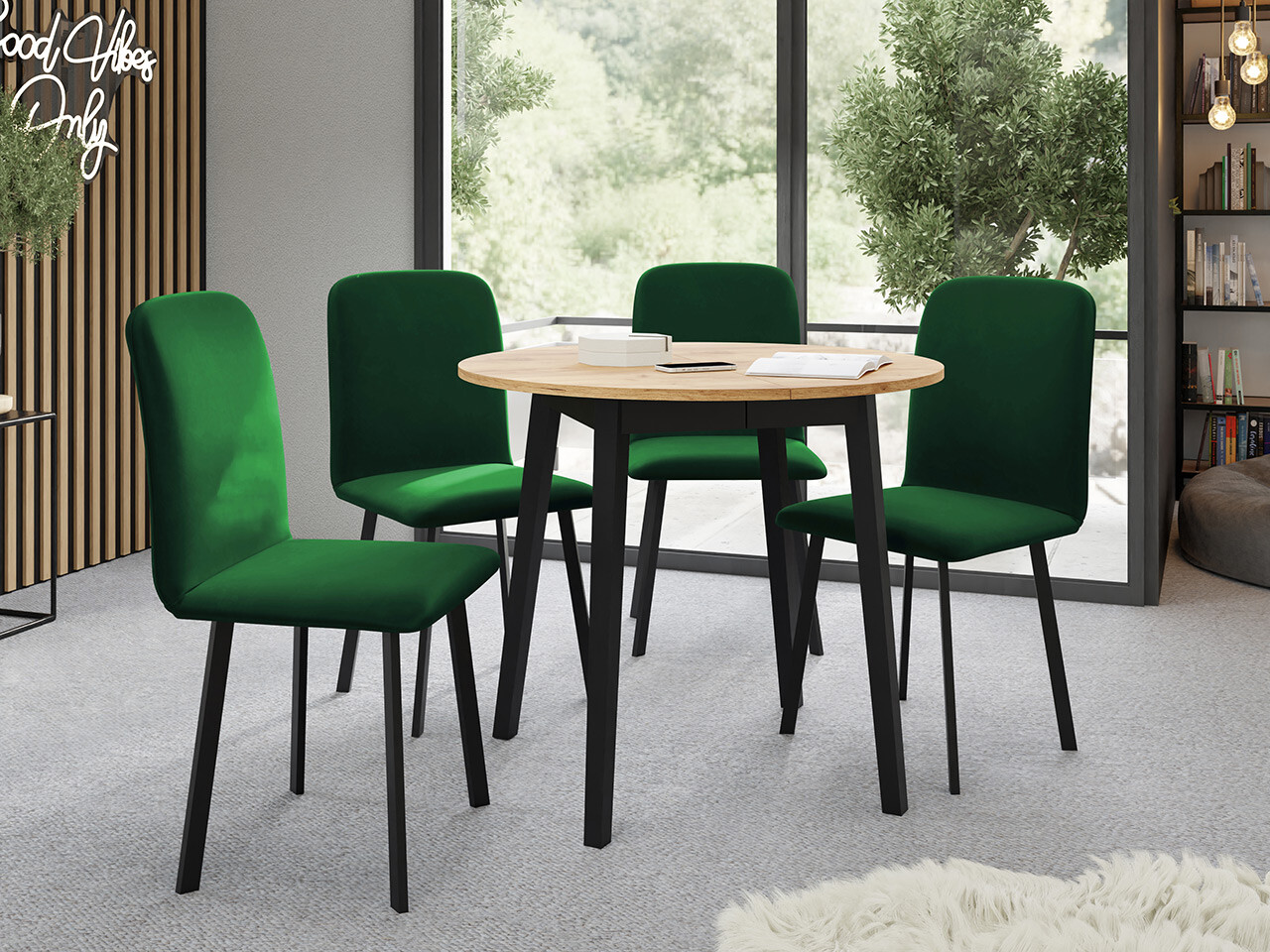 Spisestuesæt Edmond 119 (Amor Velvet 4311)