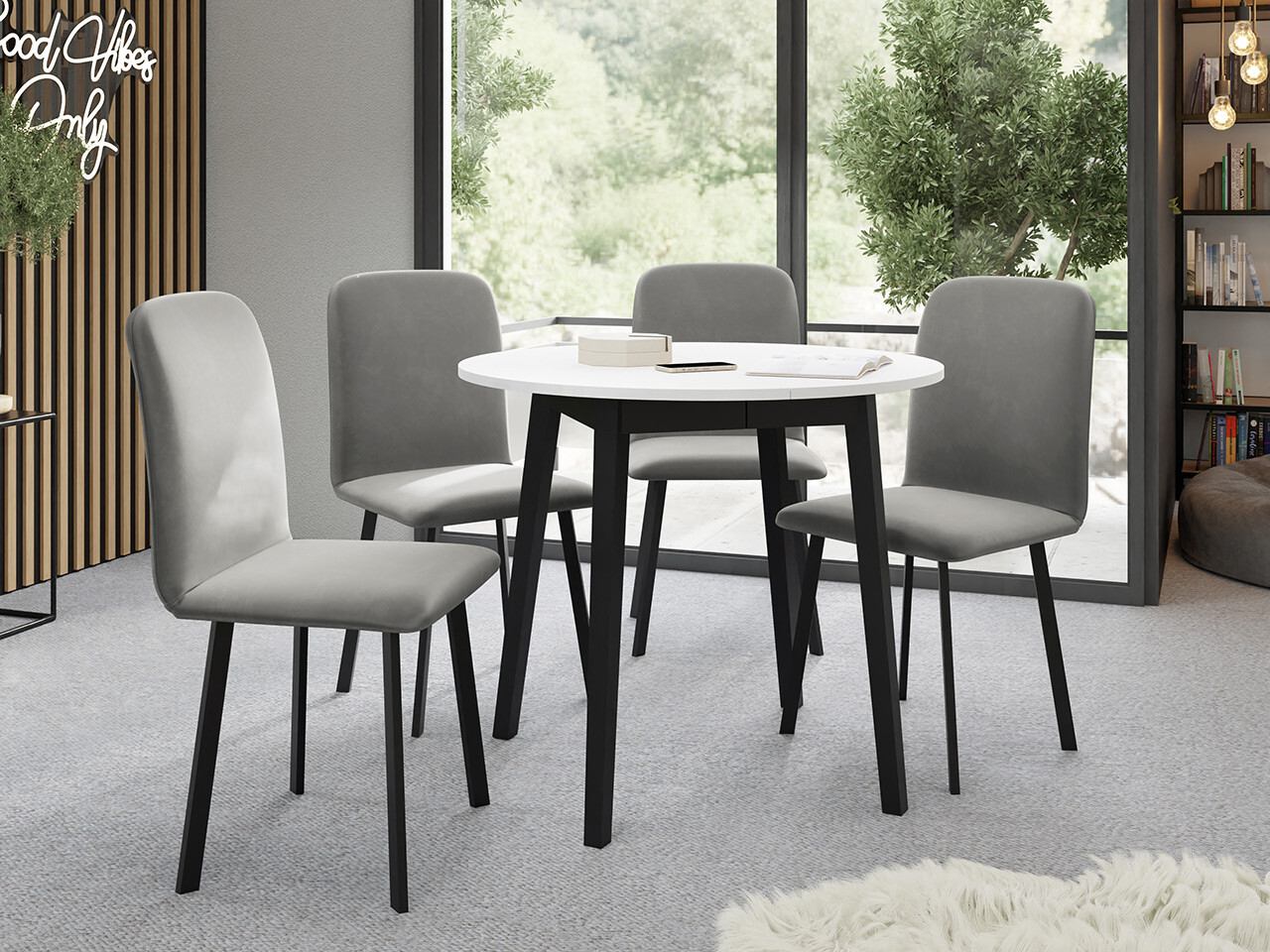 Spisestuesæt Edmond 119 (Amor Velvet 4318)