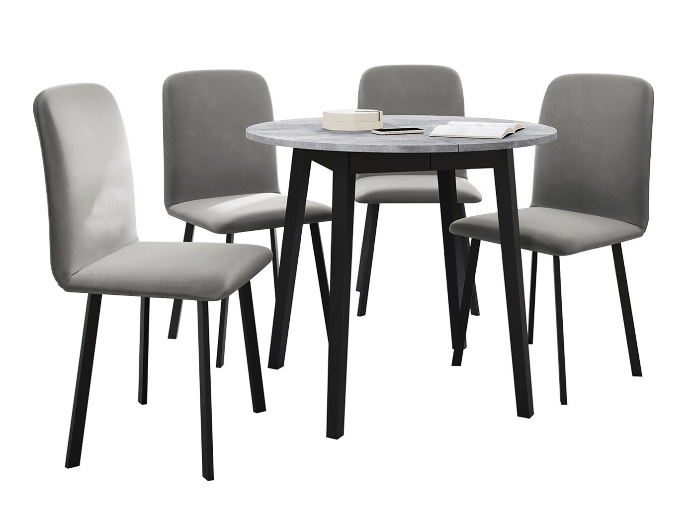 Spisestuesæt Edmond 119 (Amor Velvet 4318)