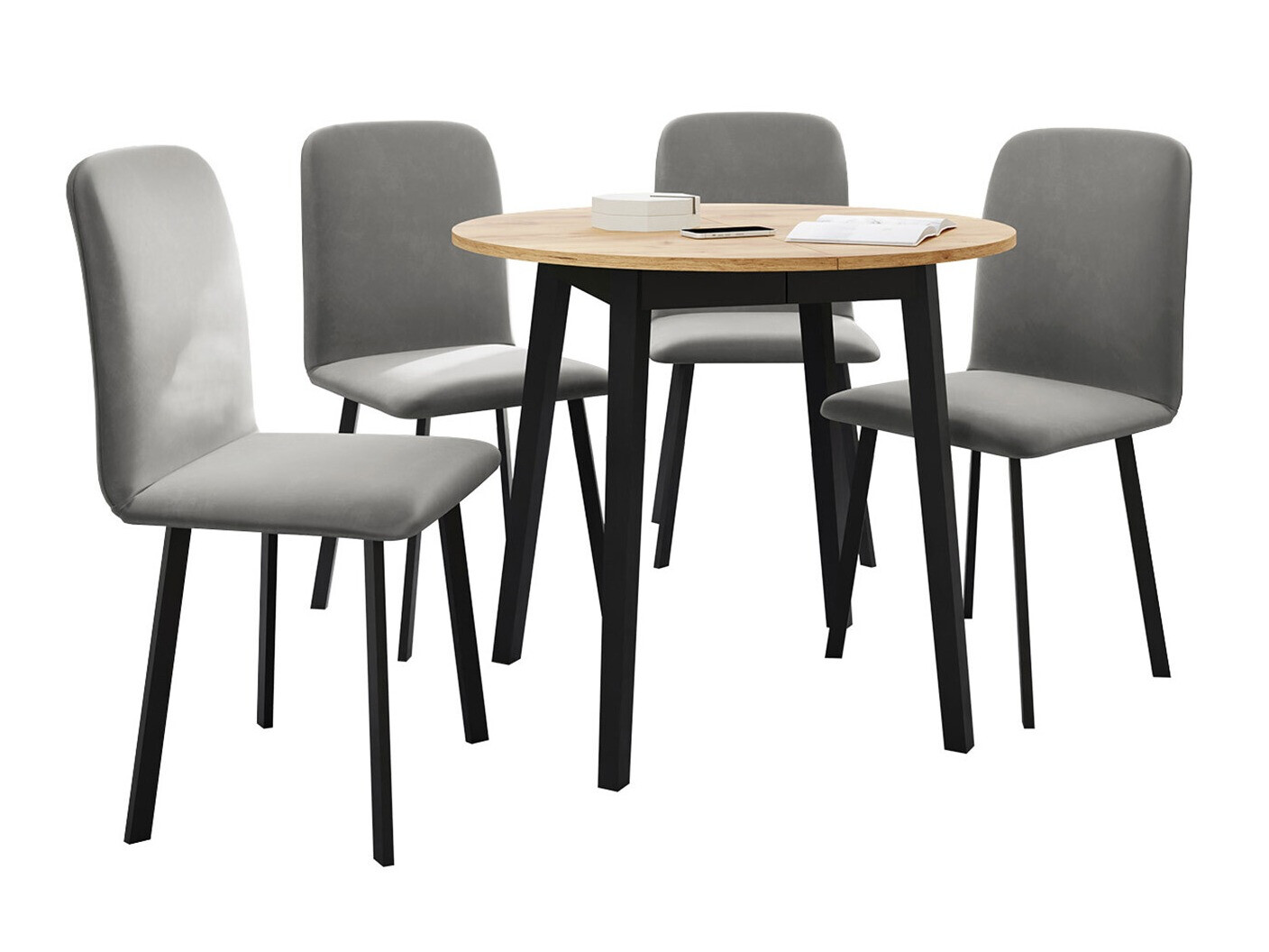 Spisestuesæt Edmond 119 (Amor Velvet 4318)