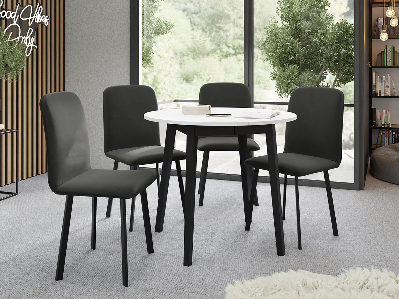 Spisestuesæt Edmond 119 (Amor Velvet 4321)