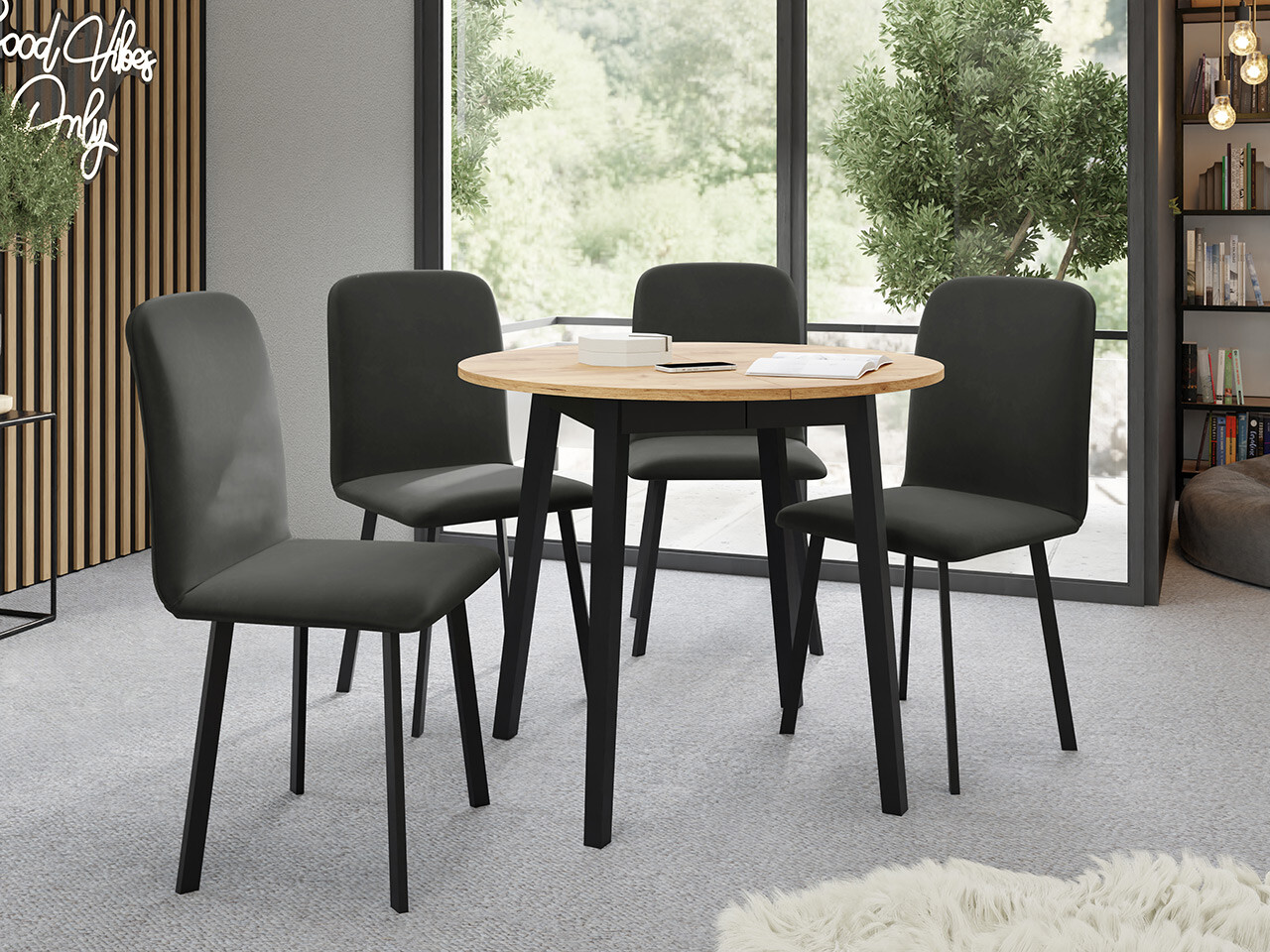 Spisestuesæt Edmond 119 (Amor Velvet 4321)