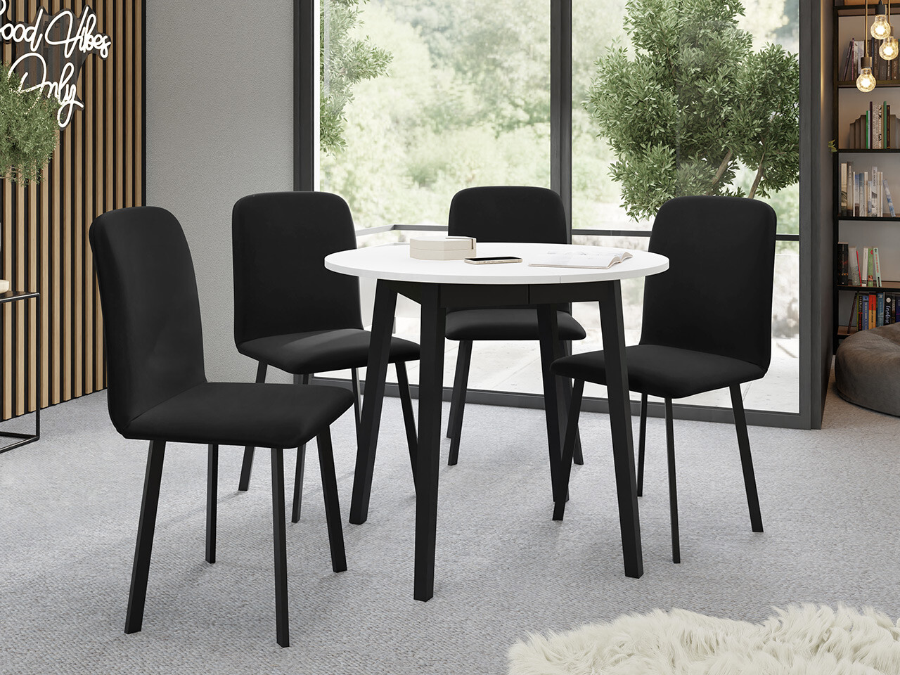 Spisestuesæt Edmond 119 (Amor Velvet 4322)