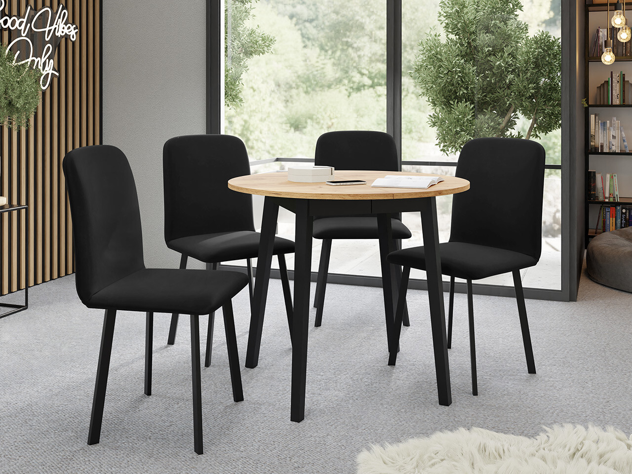 Spisestuesæt Edmond 119 (Amor Velvet 4322)