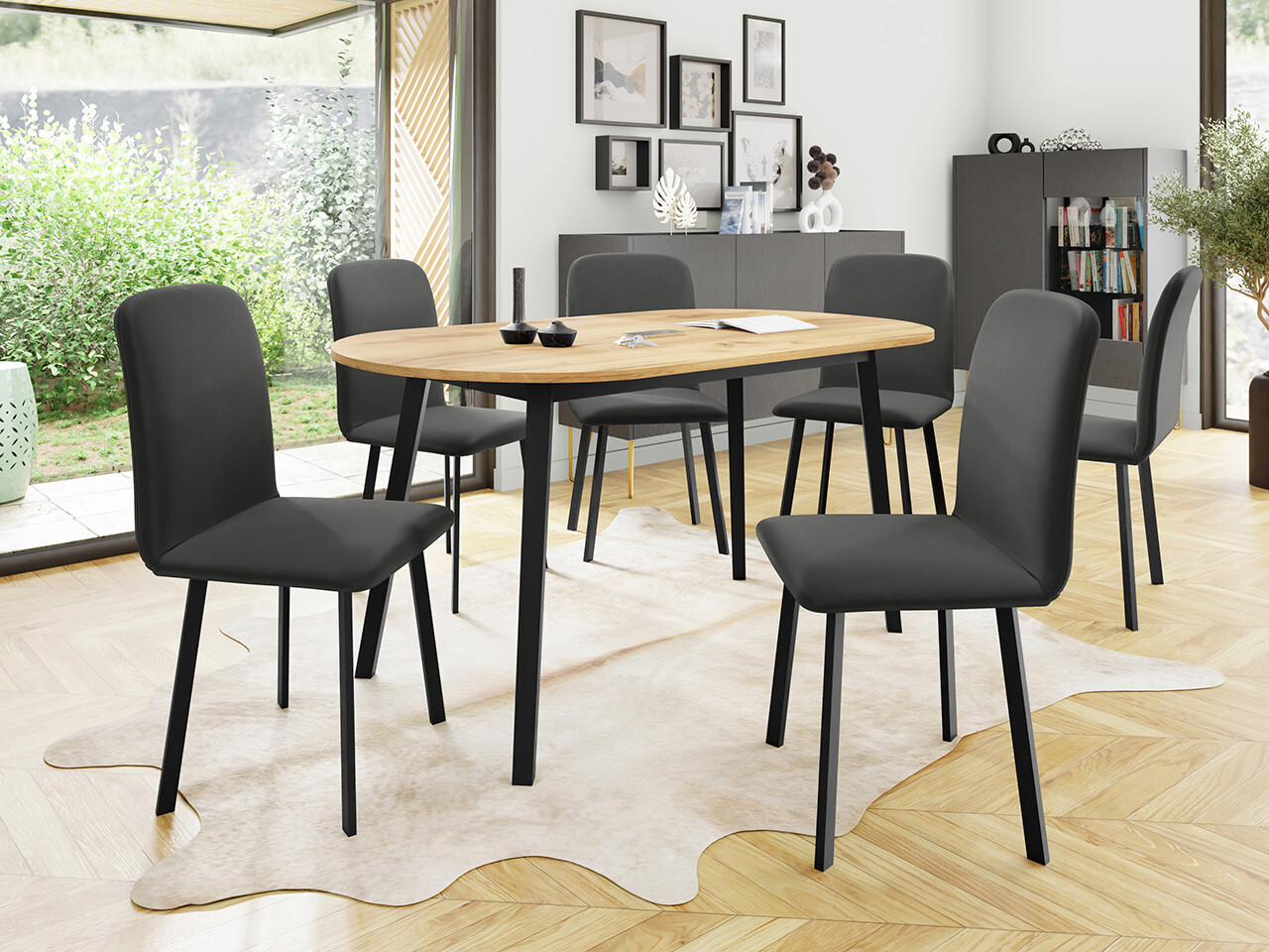 Spisestuesæt Edmond 121 (Amor Velvet 4321)