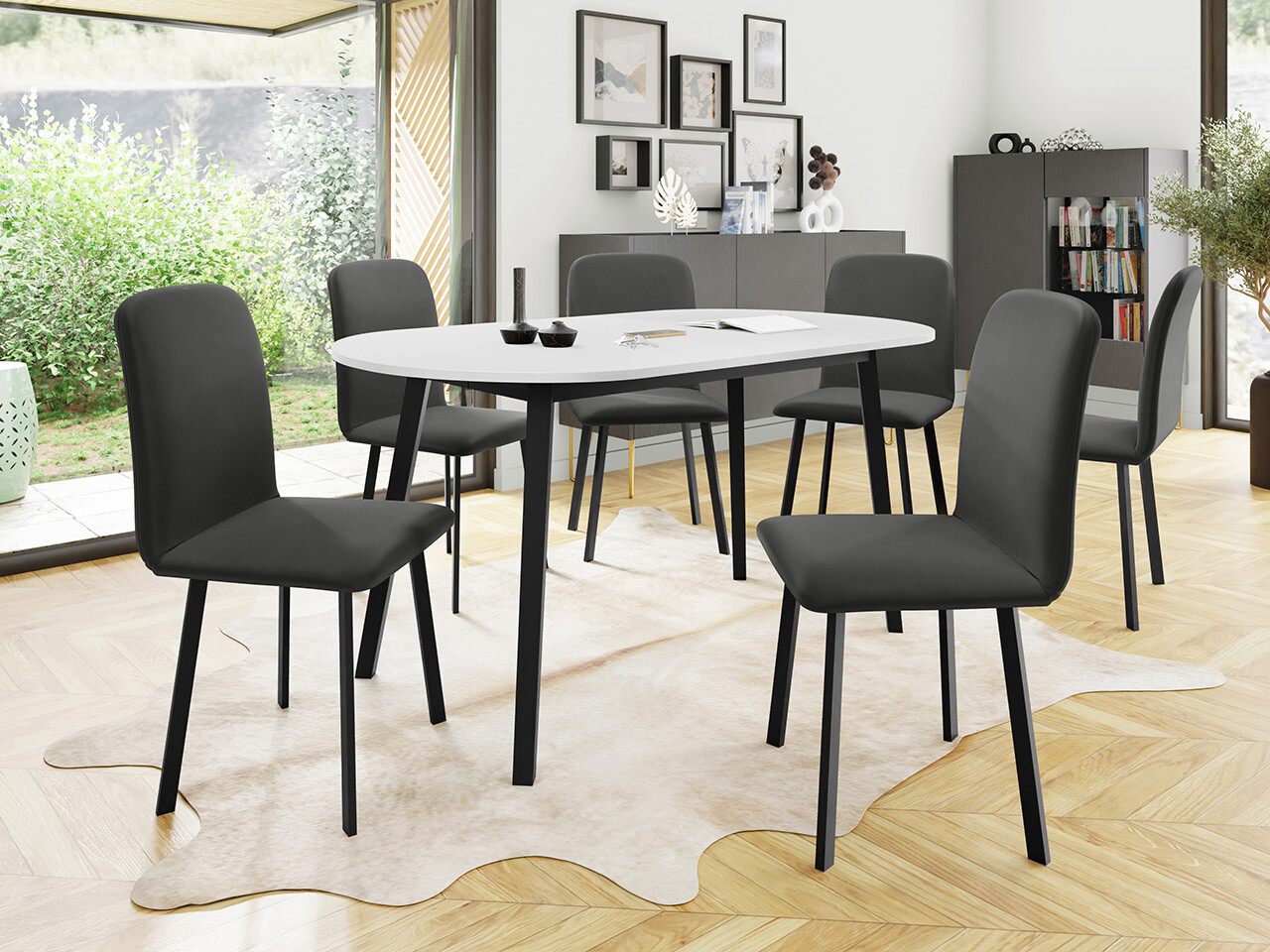 Spisestuesæt Edmond 121 (Amor Velvet 4321)