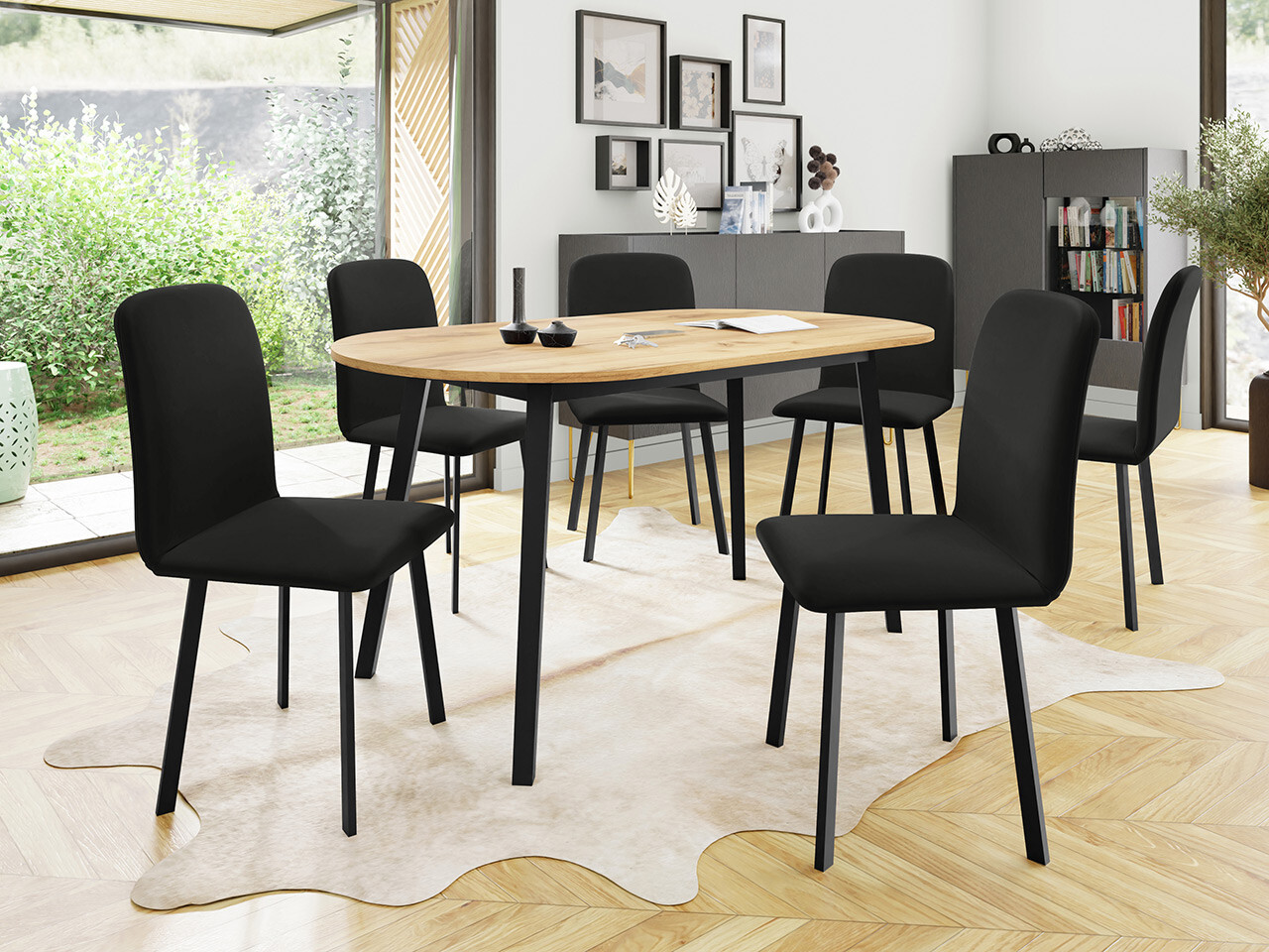 Spisestuesæt Edmond 121 (Amor Velvet 4322)