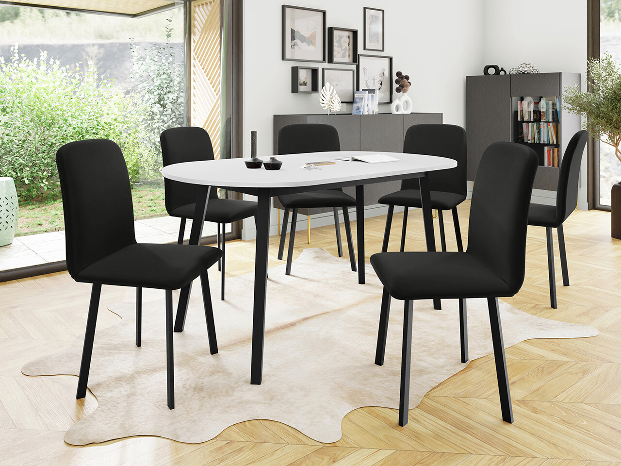 Spisestuesæt Edmond 121 (Amor Velvet 4322)