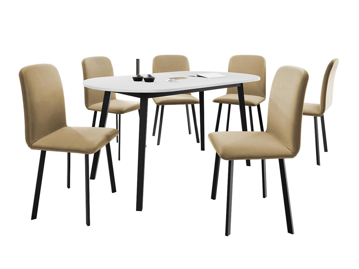 Spisestuesæt Edmond 121 (Amor Velvet 4302)