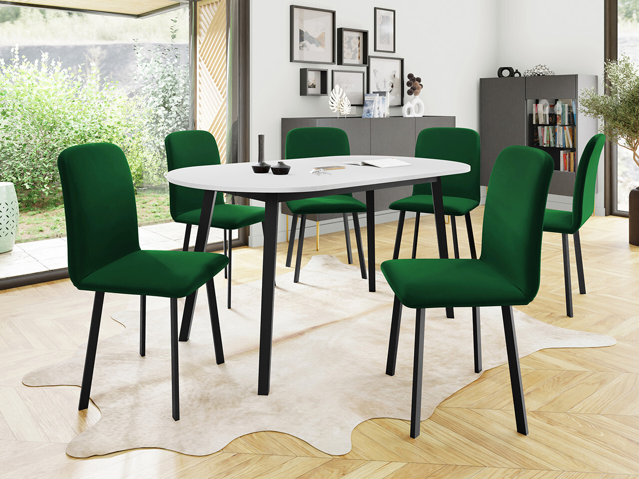 Spisestuesæt Edmond 121 (Amor Velvet 4311)