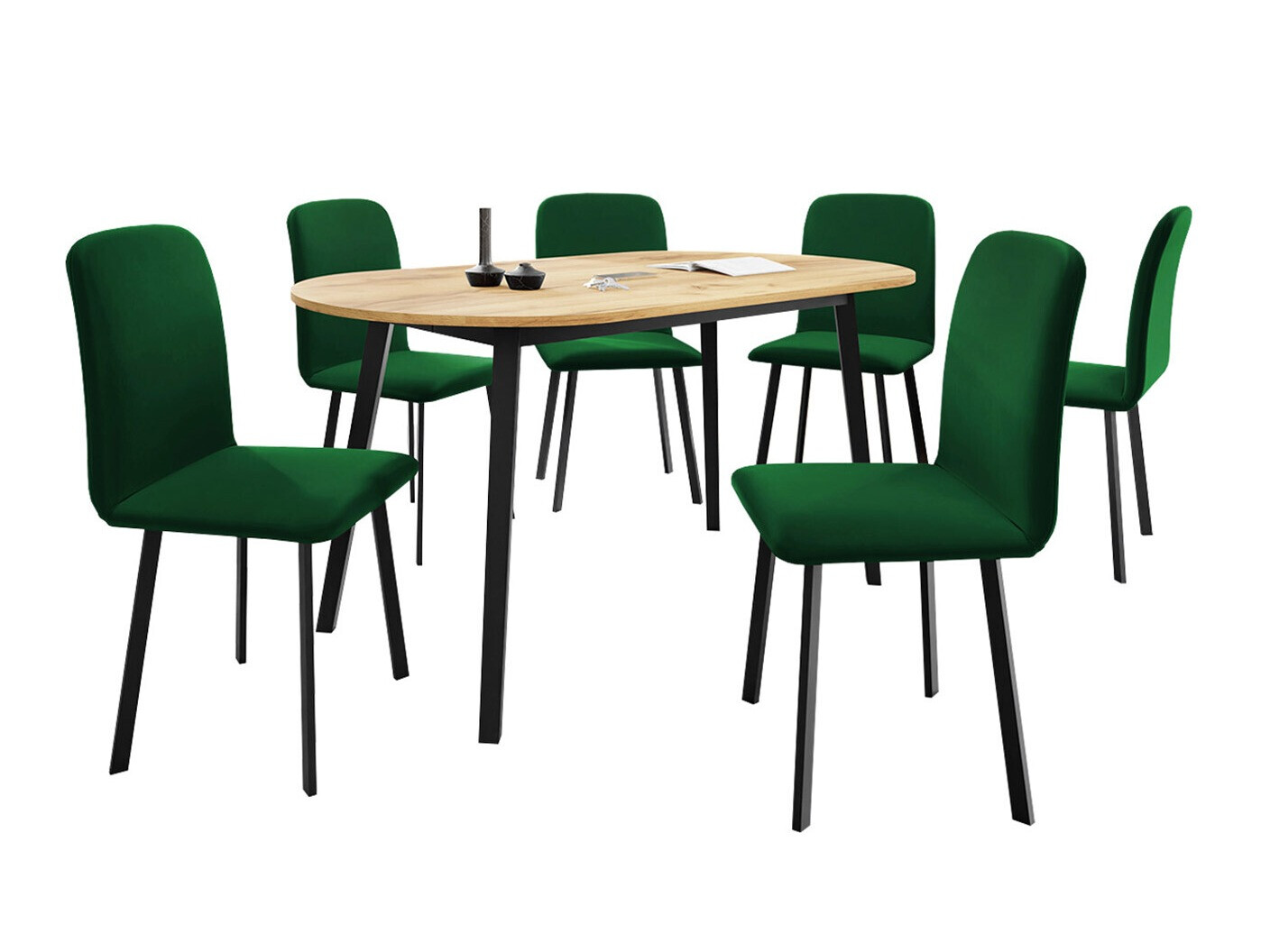 Spisestuesæt Edmond 121 (Amor Velvet 4311)