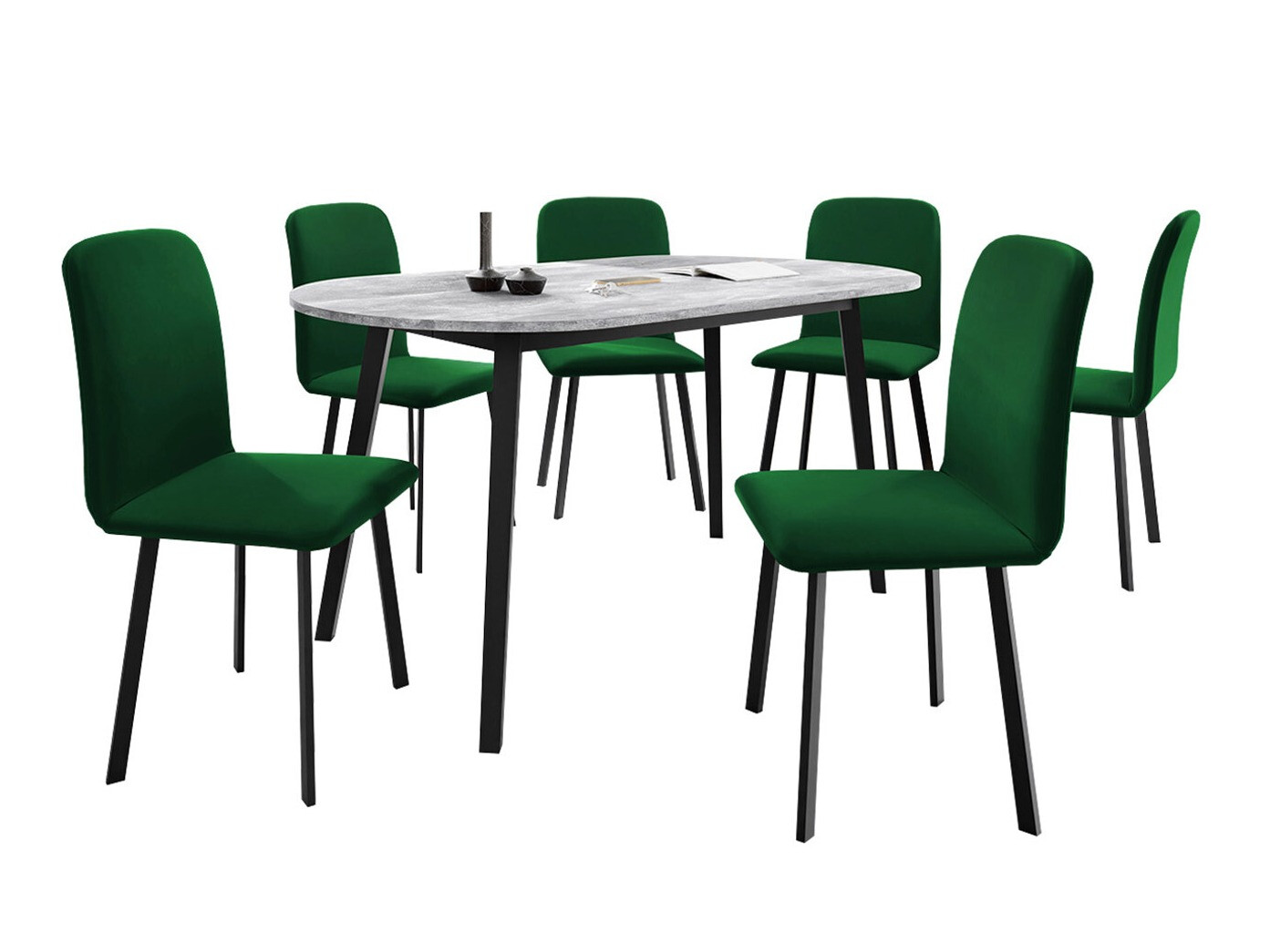Spisestuesæt Edmond 121 (Amor Velvet 4311)