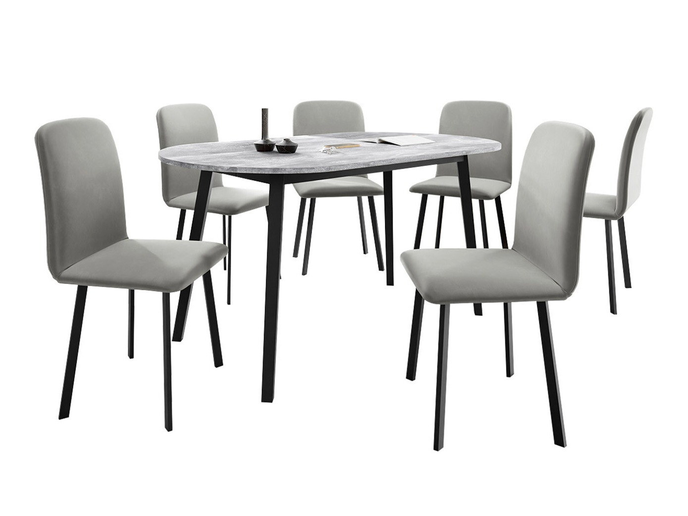 Spisestuesæt Edmond 121 (Amor Velvet 4318)