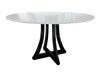 Spisestuesæt Racine 137 (Glansfuld hvid + Blank sort)