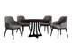 Spisestuesæt Racine 137 (Sort)