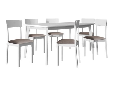 Spisestuesæt Victorville 350 (Hvid)