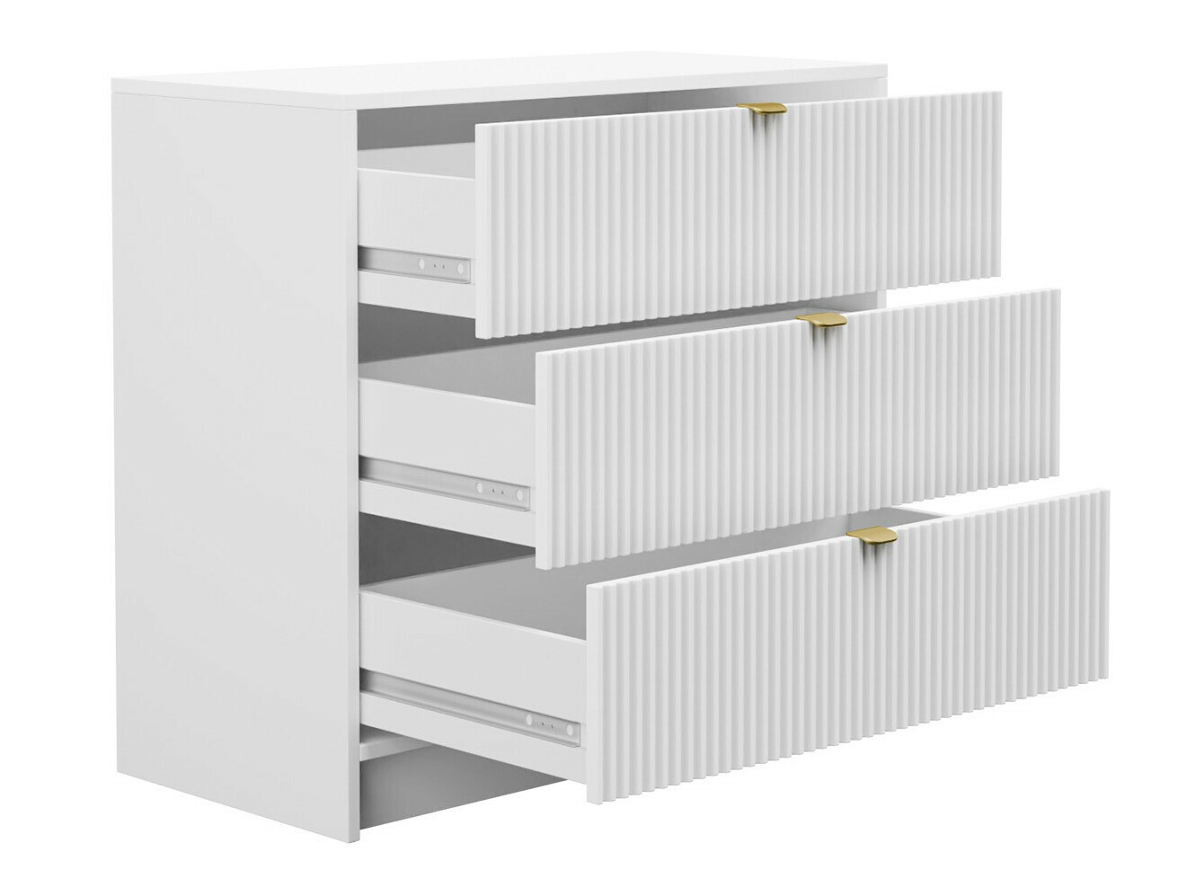 Kommode Comfivo Papilio I (Hvid)