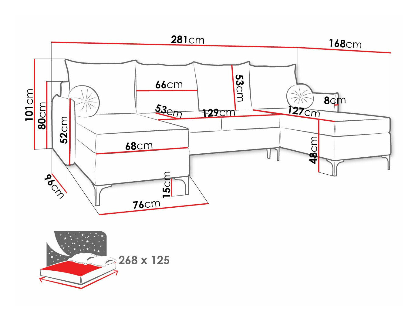 Hjørnesofa Clovis 111 (Manila 16)