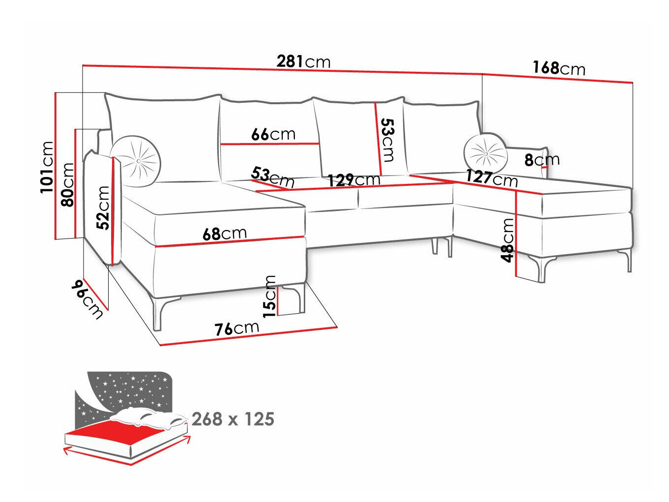 Hjørnesofa Clovis 111 (Manila 25)