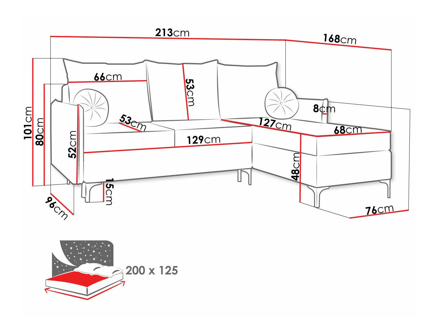 Hjørnesofa Clovis 112 (Manila 16)