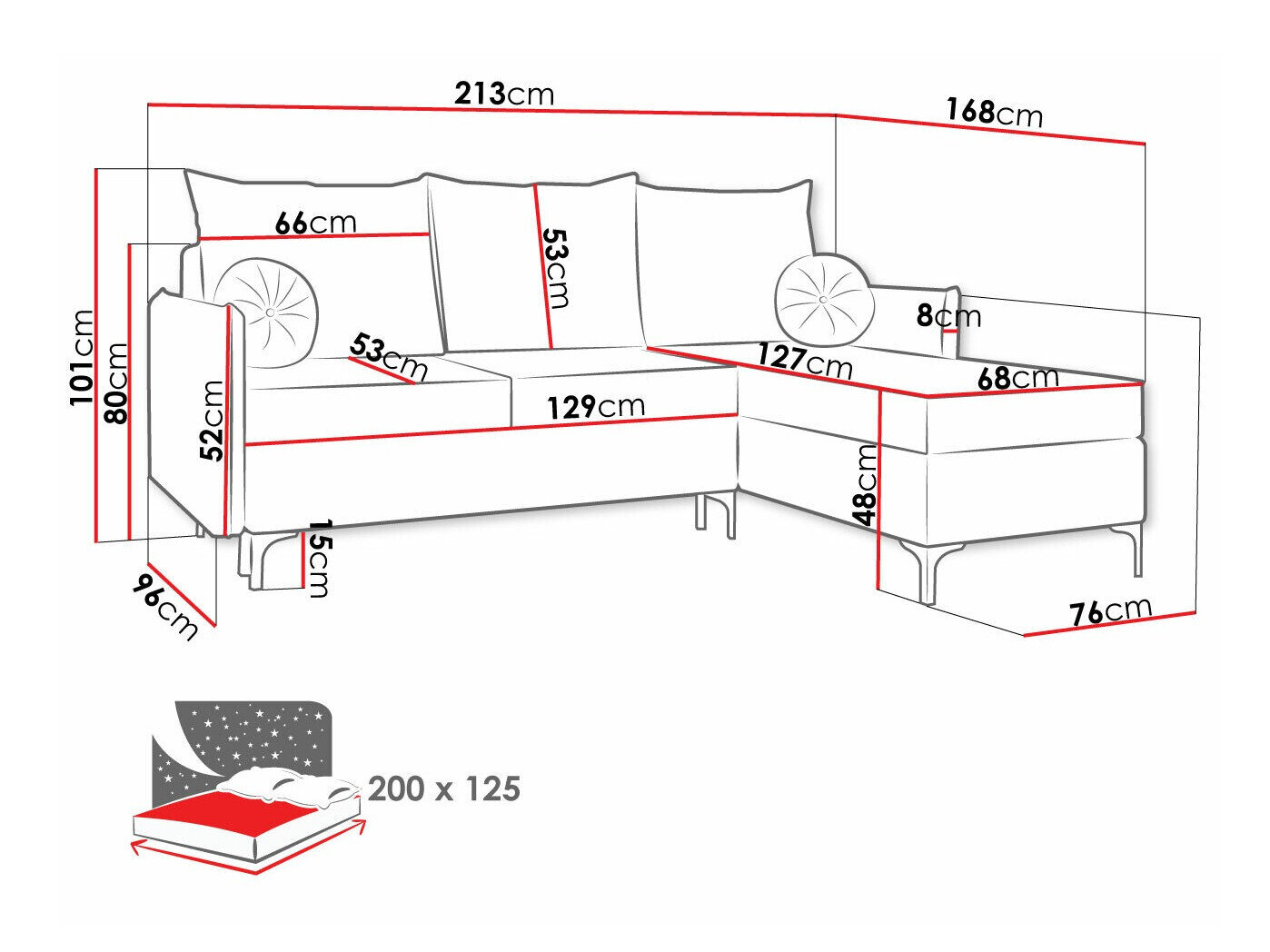 Hjørnesofa Clovis 112 (Manila 33)